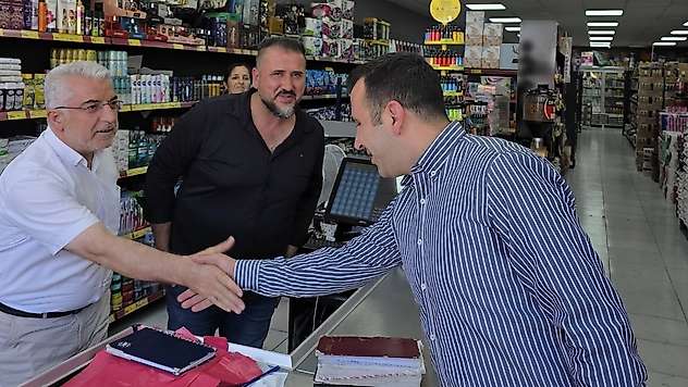 Kaymakam Algın'dan esnaf ziyareti