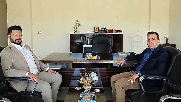 Kaymakam Algın'dan Türkay Gazetesine ziyaret