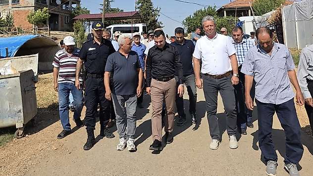 Kaymakam Algın, Hacılar köyünde vatandaşlarla bir araya geldi