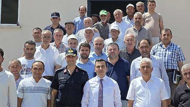 Kaymakam Algın Küçükören Köyünde vatandaşlarla bir araya geldi