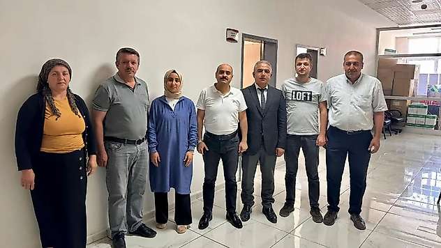 Kaymakam Altınöz'den kurum çalışanlarına veda ziyareti