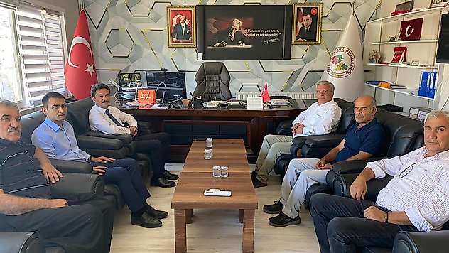 Kaymakam Aslan'da Başkan Sert'e ziyaret