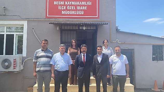Kaymakam Aslan'dan İlçe Özel İdare müdürlüğüne ziyaret