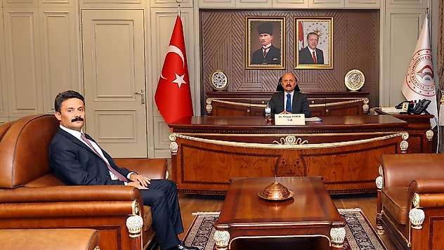 Kaymakam Aslan'dan Vali Varol'a ziyaret