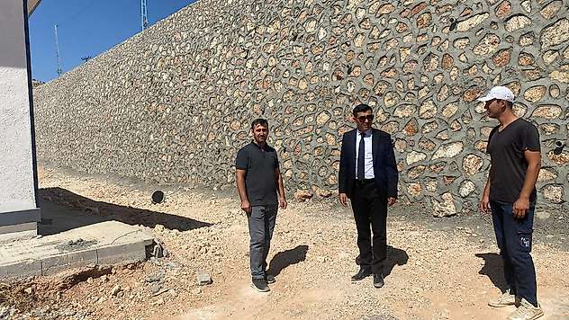 Kaymakam Güngör köylerde yürütülen çalışmaları yerinde inceledi