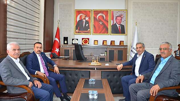 Kaymakam Pelvan'dan Başkan Erdoğan'a ziyaret