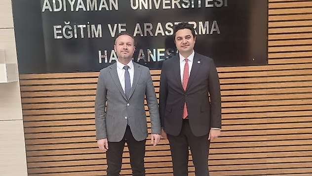 Kaymakam Seyhan'dan Başhekim Doç. Dr. Kasım Turgut'a ziyaret