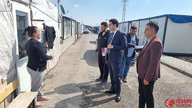 Kaymakam Seyhan'dan TOKİ Konteyner Kente ziyaret