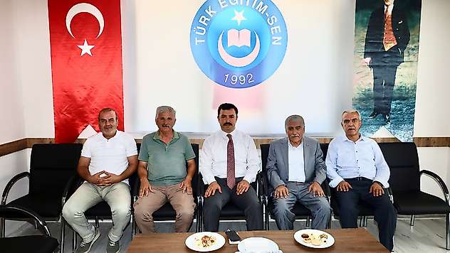 Kaymakam Soysal'dan Şemsettin Ağar'a ziyaret