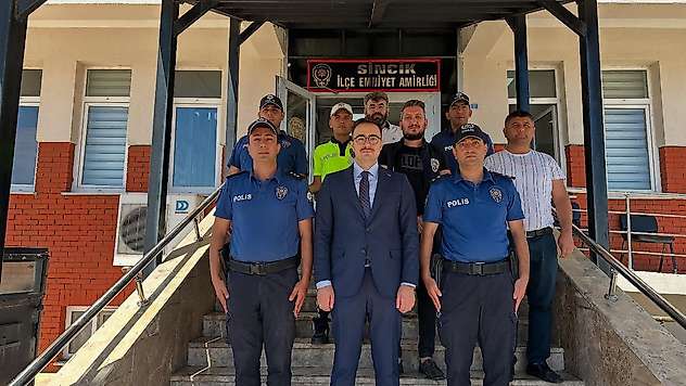 Kaymakam Yıldız'dan ilçe emniyet müdürlüğüne ziyaret