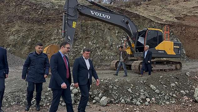 Kaymakam Yıldız içme suyu deposunda incelemelerde bulundu