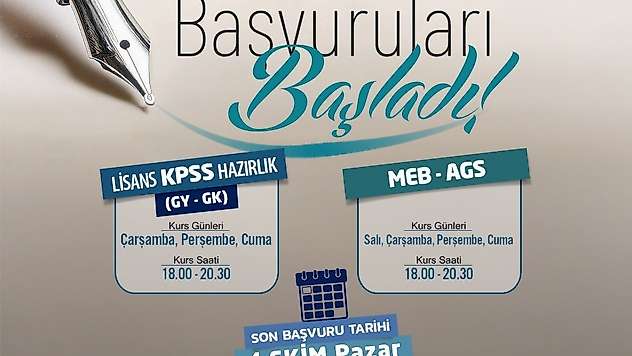 KAYMEK'ten KPSS ve MEB-AGS hazırlık kursları