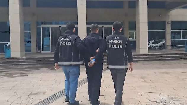 Kuyuya saklanan uyuşturucu hükümlüsü tutuklandı