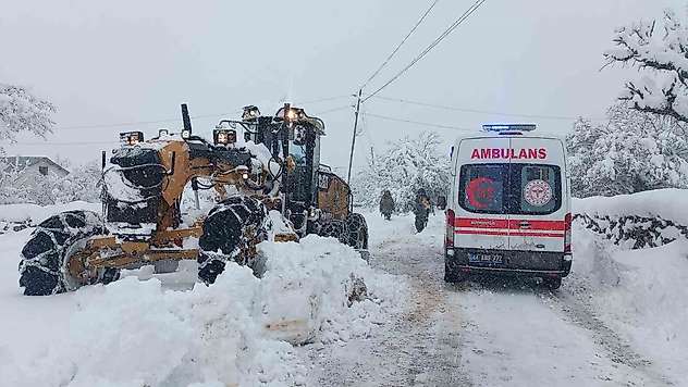 Malatya'da 136 kırsal mahalle yolu kapalı