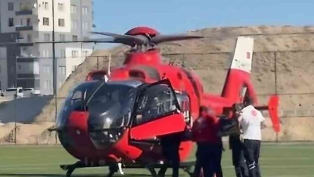 Malatya'da ambulans helikopter 62 yaşındaki hasta için havalandı