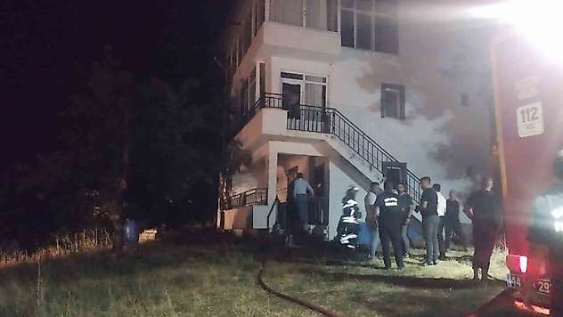 Malatya'da müstakil evde yangın