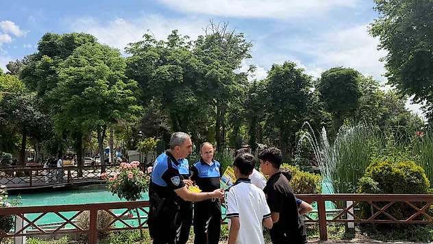 Malatya'da polis ekiplerinden boğulma vakalarına karşı farkındalık çalışması