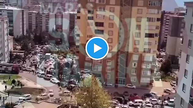 Maraş'ta olay yerinden ilk görüntüler geldi