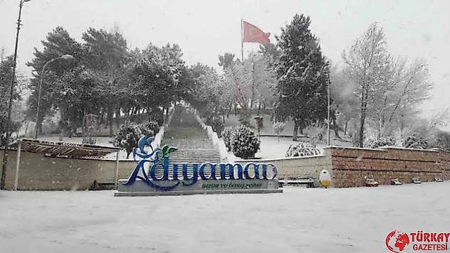Meteoroloji duyurmuştu: Adıyaman'da kar yağışı başladı