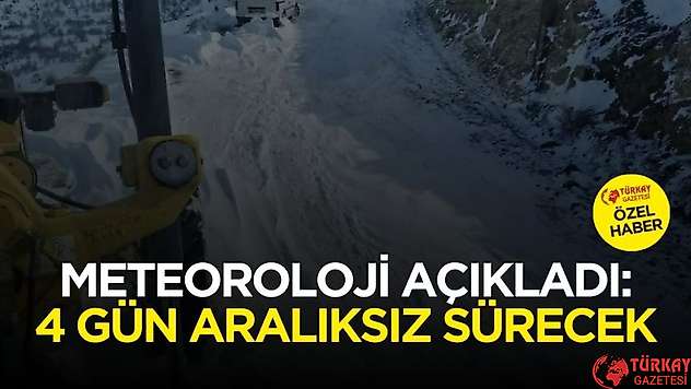 Meteoroloji uyardı! Adıyaman'a hiç durmadan 4 gün sürecek kar yağışı geliyor