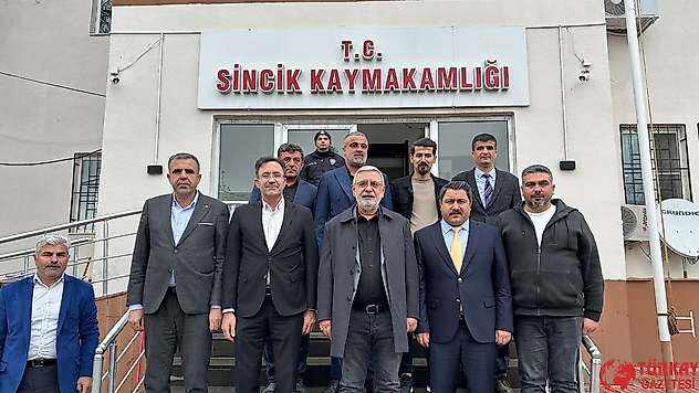 Metiner'den Sincik Kaymakamı Bozkurtoğlu'na ziyaret