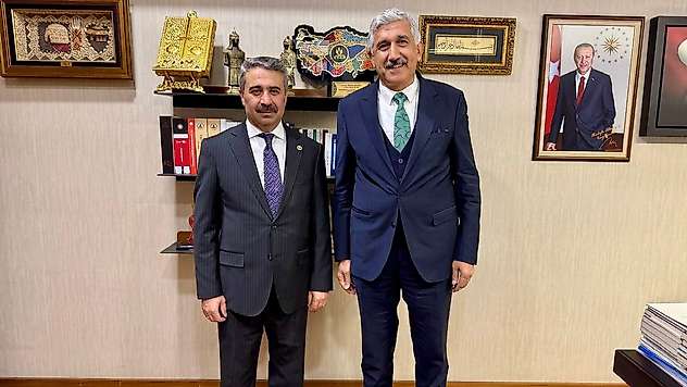 Milletvekili Alkayış Belediyeler Birliği Başkan Vekili seçilen Başkan Hallaç'ı tebrik etti