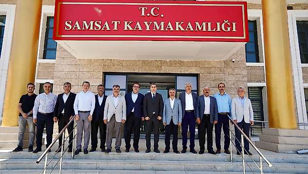 Milletvekili Alkayış'tan Samsat Kaymakamlığı'na ziyaret