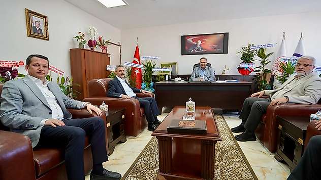 Milletvekili Alkayış'tan SGK il müdürü Çelik'e ziyaret