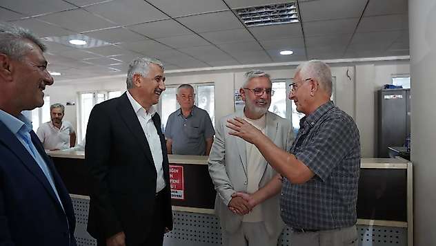 Milletvekili Metiner'den Kahta Belediyesi'ne ziyaret