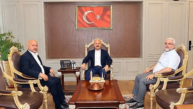 Milletvekili Resul Kurt ve Başkan Kablan'dan Vali Varol'a ziyaret