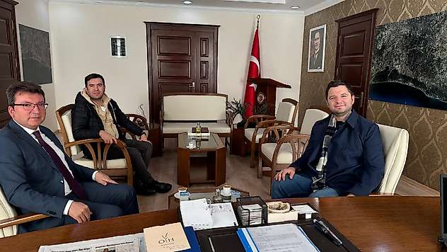Milletvekili Toprak'tan Kaymakam Şahin'e ziyaret