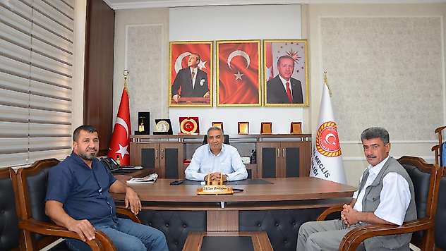 Muhtar Çelik ve Çayır'dan Başkan Erdoğan'a ziyaret