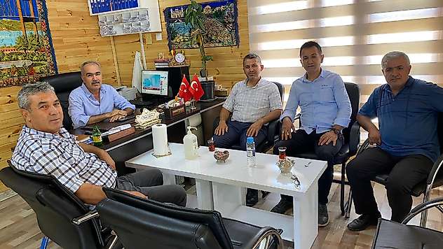 Muhtarlar Federasyonu başkanı Geylani Taş'tan muhtarlara ziyaret
