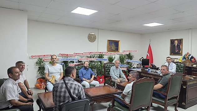 Muhtarlardan Kaymakam Algın'a ziyaret