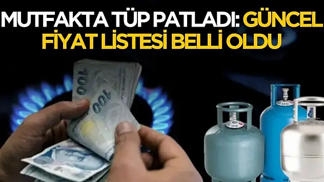 Mutfakta tüp patladı! Güncel Aygaz İpragaz Milangaz tüp fiyatları belli oldu
