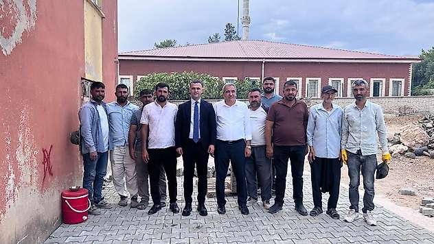 Narince de kilitli parke çalışması devam ediyor