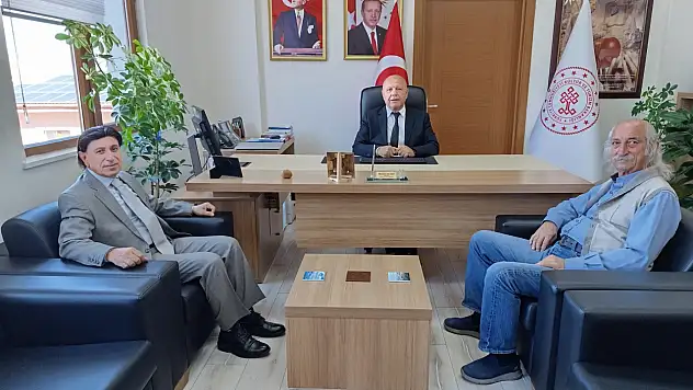 Oranlı ve Çiftçi'den Kültür ve Turizm İl Müdürü Yelken'e ziyaret