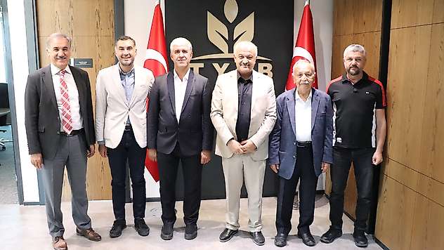 OSB Başkanı Çelenk'ten Başkan Olgun'a ziyaret