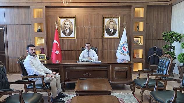 Osman Gül'den Kaymakam Algın'a ziyaret