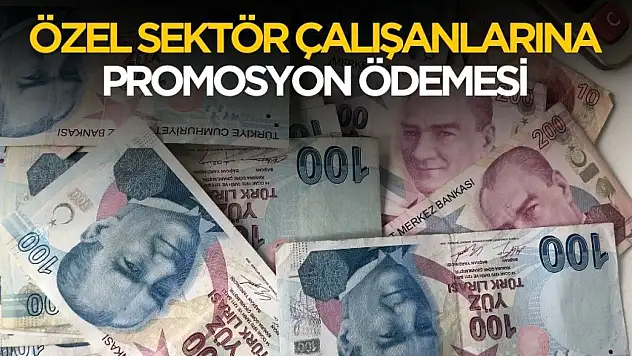 Özel sektör çalışanlarına promosyon ödemesi geliyor