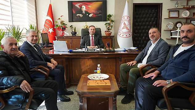 Park Hospital heyetinden başhekim Turgut'a ziyaret