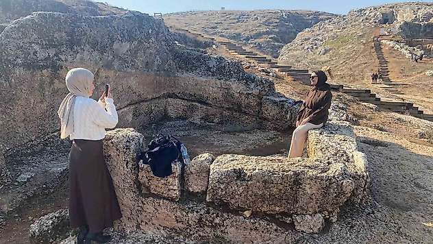 Perre Antik Kentte ziyaretçi yoğunluğu