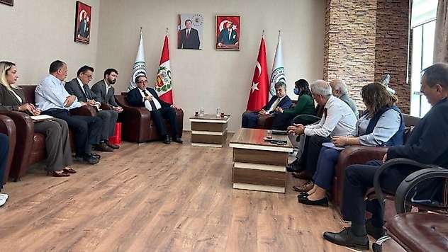 Peru Cumhuriyeti Ankara Büyükelçisinden SANKON'a ziyaret