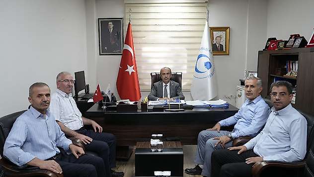 Rektör Keleş İlim Yayma Cemiyeti heyetini ağırladı