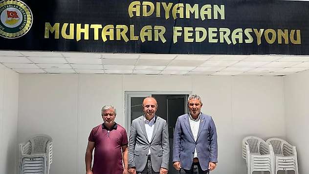 Rektör Keleş'ten muhtarlar federasyonuna ziyaret