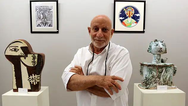 Resim ve seramik sanatçısı Muhammet Aliyev Sanko sanat galerisinde sergi açtı