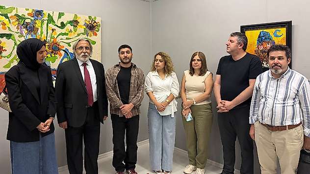 Ressam Talha Kılıç Sanko Sanat Galerisinde resim sergisi açtı