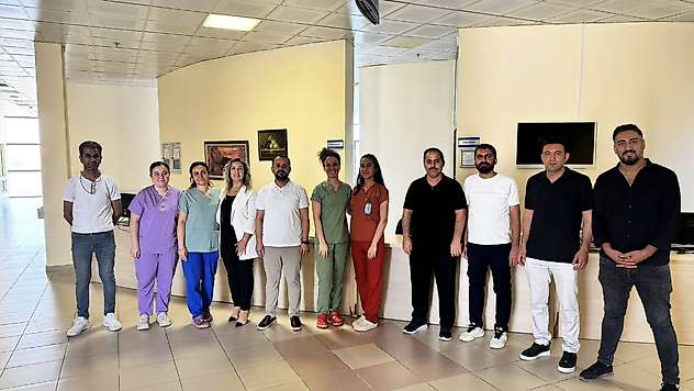 Sağlık-Sen heyetinden Besni devlet hastanesine ziyaret