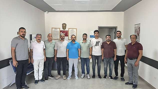 Sağlık-Sen heyetinden Kahta İlçe Sağlık Müdürlüğüne ziyaret