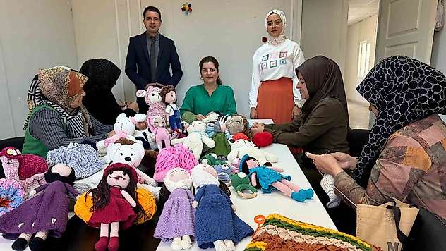 Samsat'ta çocuklara organik bebek üretiliyor
